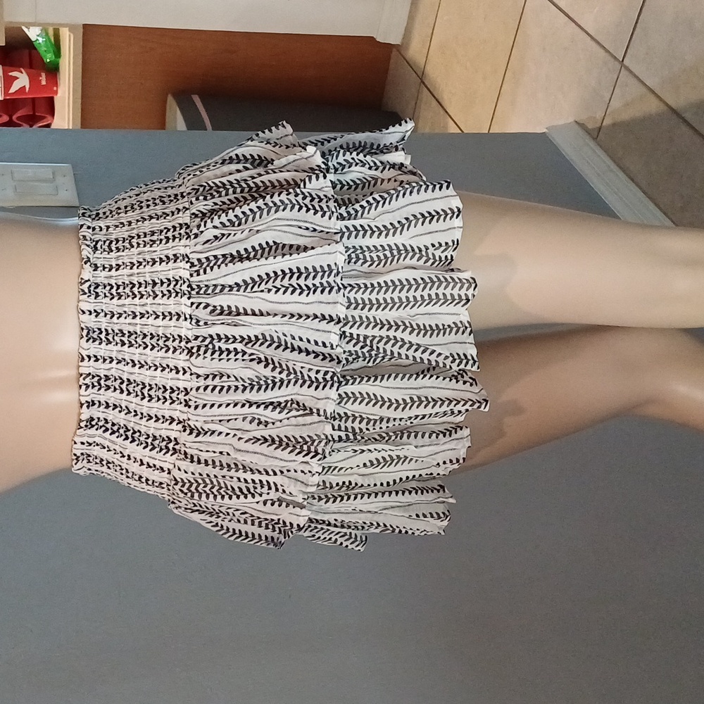 🔥🔥Muche et Muchette Anoush mini ruffle black & white skirt OS - Picture 6 of 14